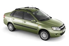 Рейлинги с попереч.проф.1,05 (Черный муар) "Усиленный" LADA GRANTA Седан 2011, KALINA Седан 2004-2013